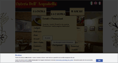 Desktop Screenshot of acquabella.it